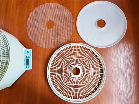 Комплектующие Ezidri Snackmaker FD500 Digital: основание, защитная сетка, поддон для пастилы и лоток