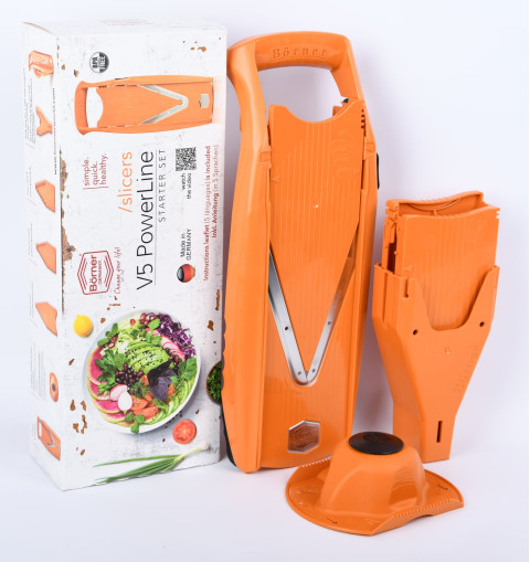 Коробка Borner V5 PowerLine Starter Set і овочерізка Prima помаранчева